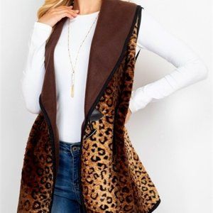 LEOPARD PRINT WITH SLIDER STRAP VEST